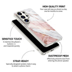 Pink White Jade - Samsung Glass Case