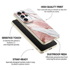 Pink White Jade - Samsung Silicone Case