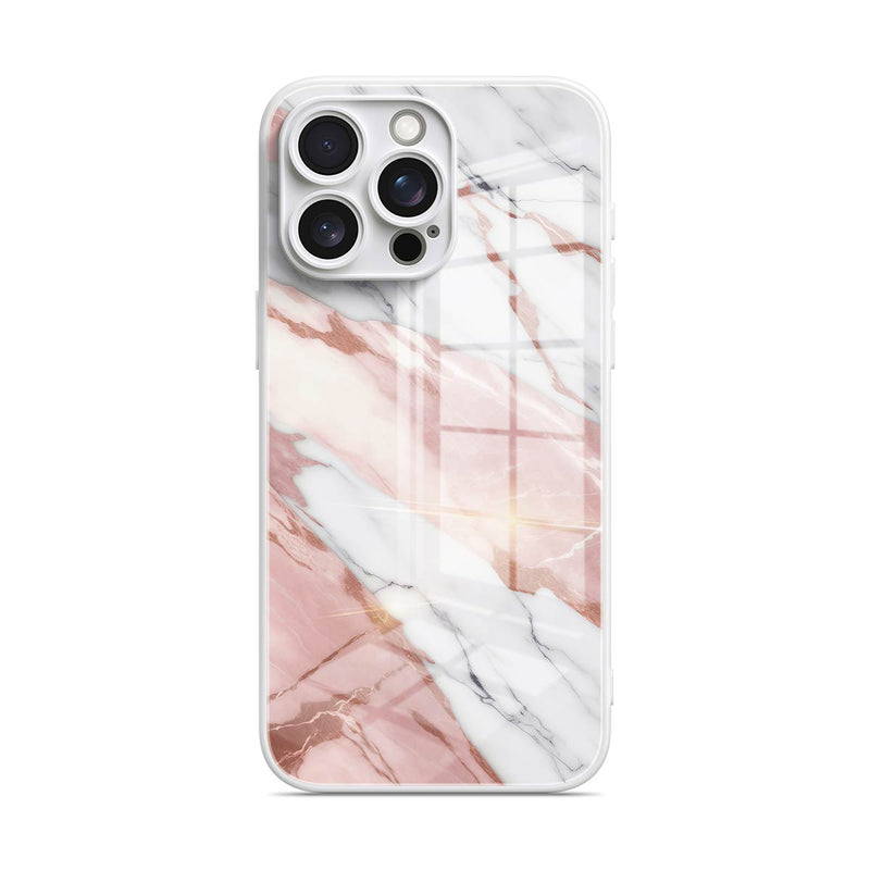 Pink White Jade - iPhone Glass Case