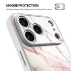 Pink White Jade - iPhone Glass Case
