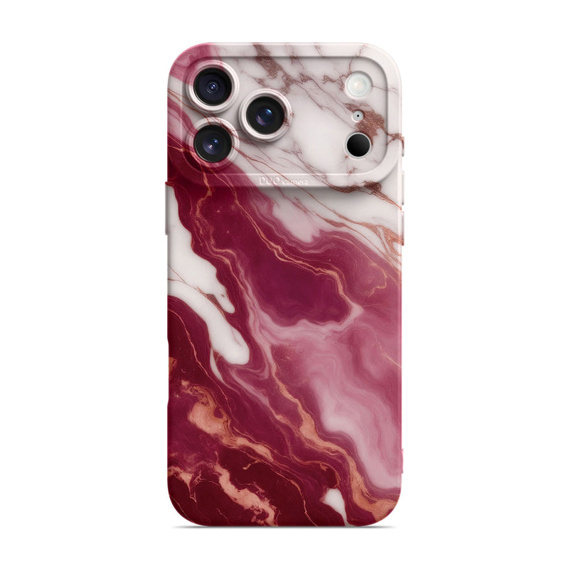 South Red Agate - iPhone Silicone Case