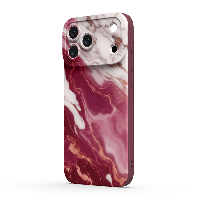 South Red Agate - iPhone Silicone Case