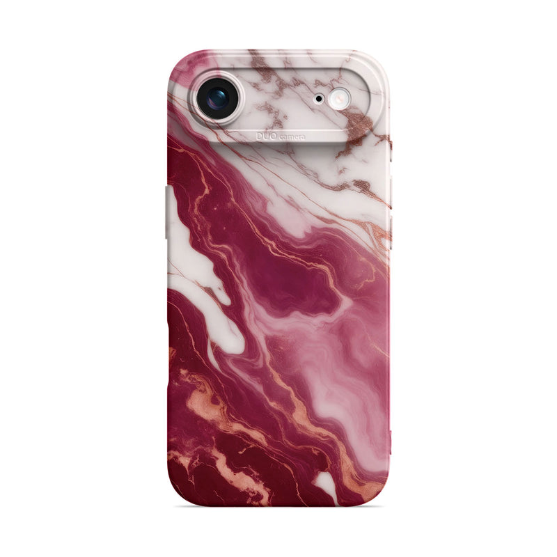 South Red Agate - iPhone Silicone Case