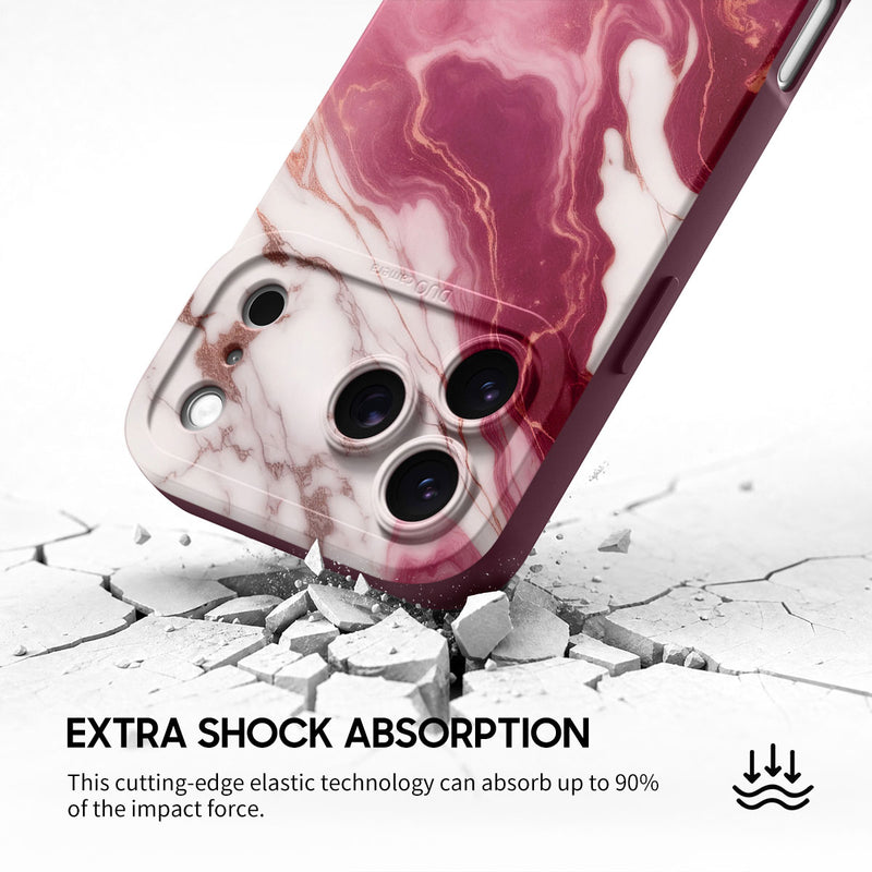 South Red Agate - iPhone Silicone Case