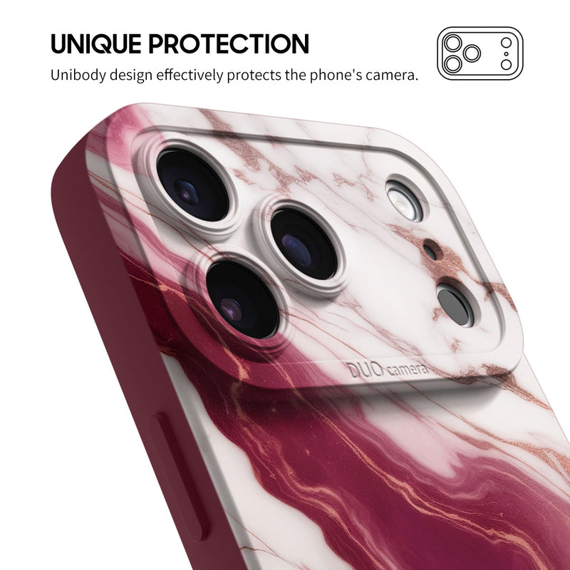 South Red Agate - iPhone Silicone Case