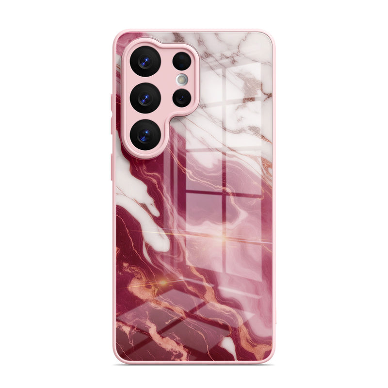 South Red Agate - Samsung Glass Case