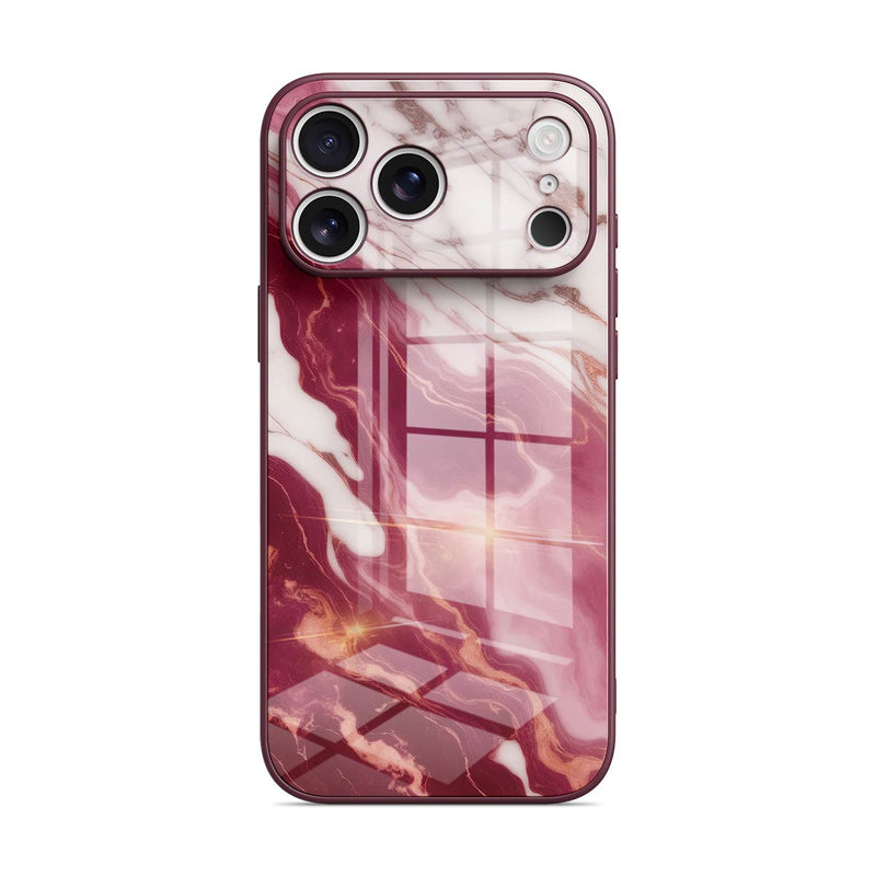South Red Agate - iPhone Glass Case