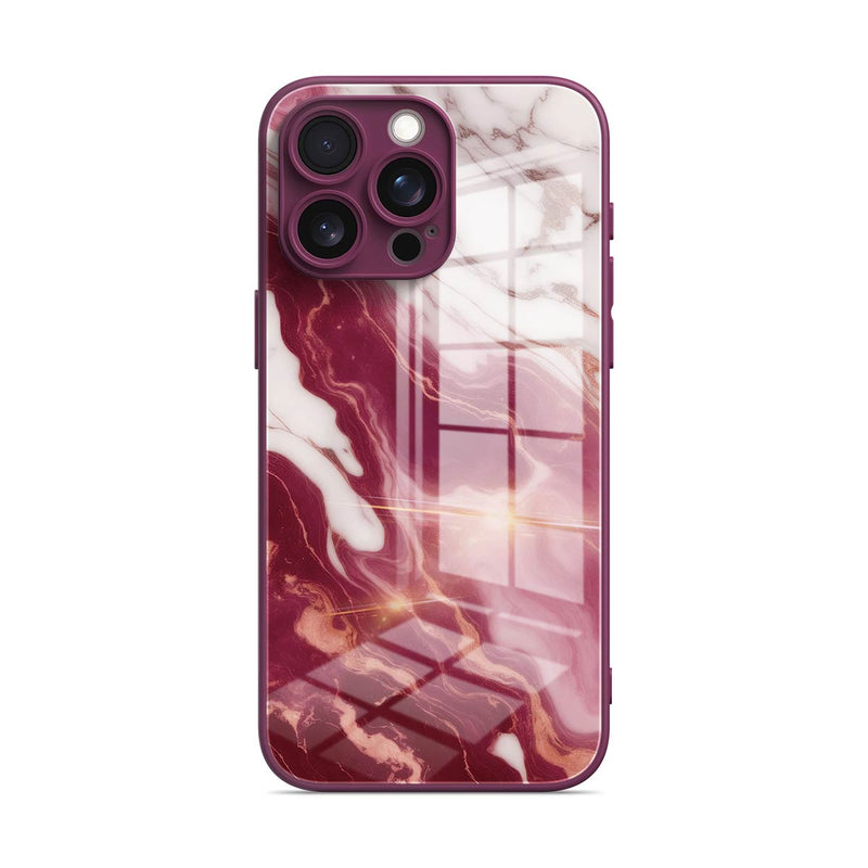 South Red Agate - iPhone Glass Case