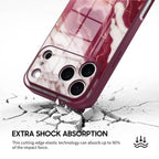 South Red Agate - iPhone Glass Case