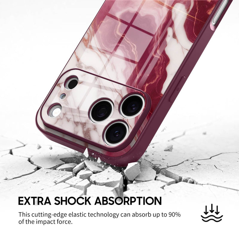 South Red Agate - iPhone Glass Case