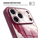 South Red Agate - iPhone Glass Case