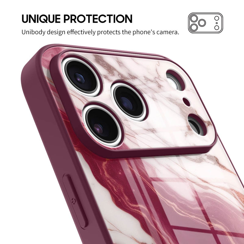 South Red Agate - iPhone Glass Case
