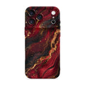 Dark Red Gilt - iPhone Silicone Case