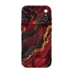 Dark Red Gilt - iPhone Silicone Case