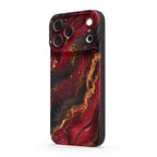 Dark Red Gilt - iPhone Silicone Case