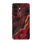 Dark Red Gilt - Samsung Silicone Case