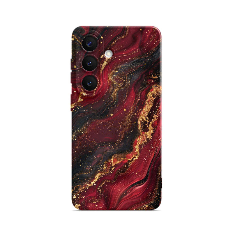 Dark Red Gilt - Samsung Silicone Case