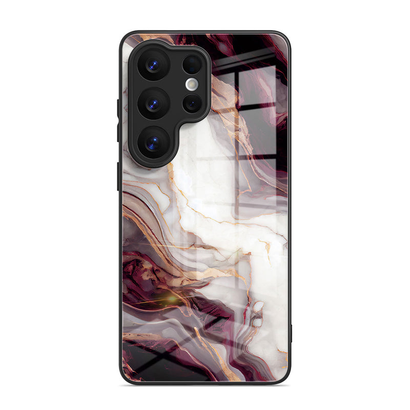 Gilded Plum Purple - Samsung Glass Case