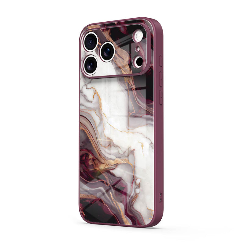 Gilded Plum Purple - iPhone Glass Case