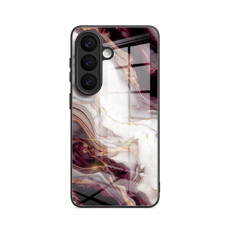 Gilded Plum Purple - Samsung Glass Case