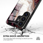 Gilded Plum Purple - Samsung Glass Case