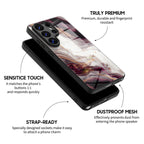 Gilded Plum Purple - Samsung Glass Case