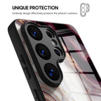 Gilded Plum Purple - Samsung Glass Case