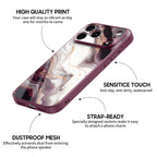 Gilded Plum Purple - iPhone Glass Case