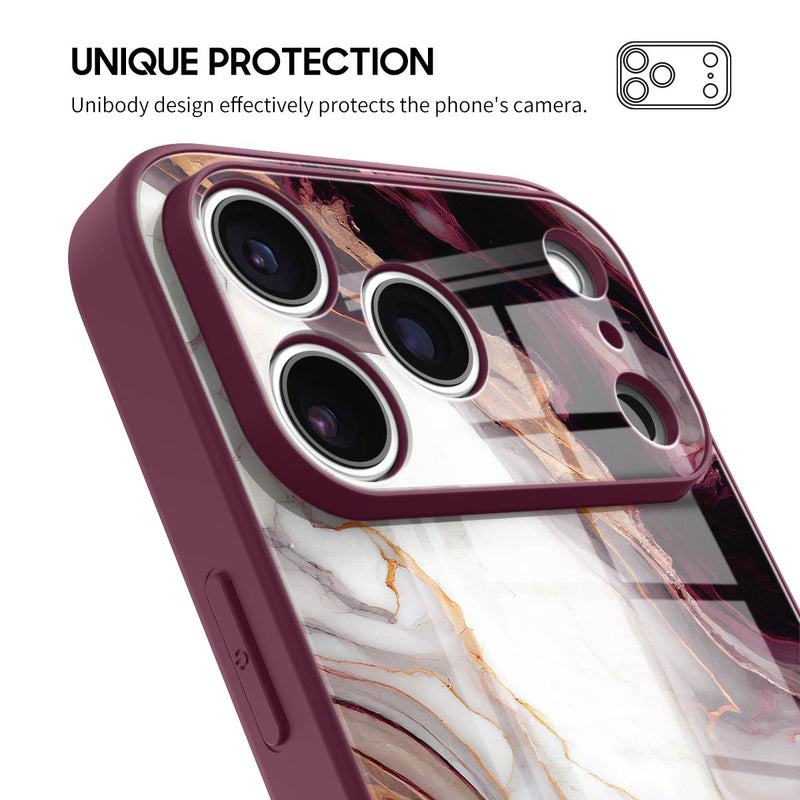 Gilded Plum Purple - iPhone Glass Case