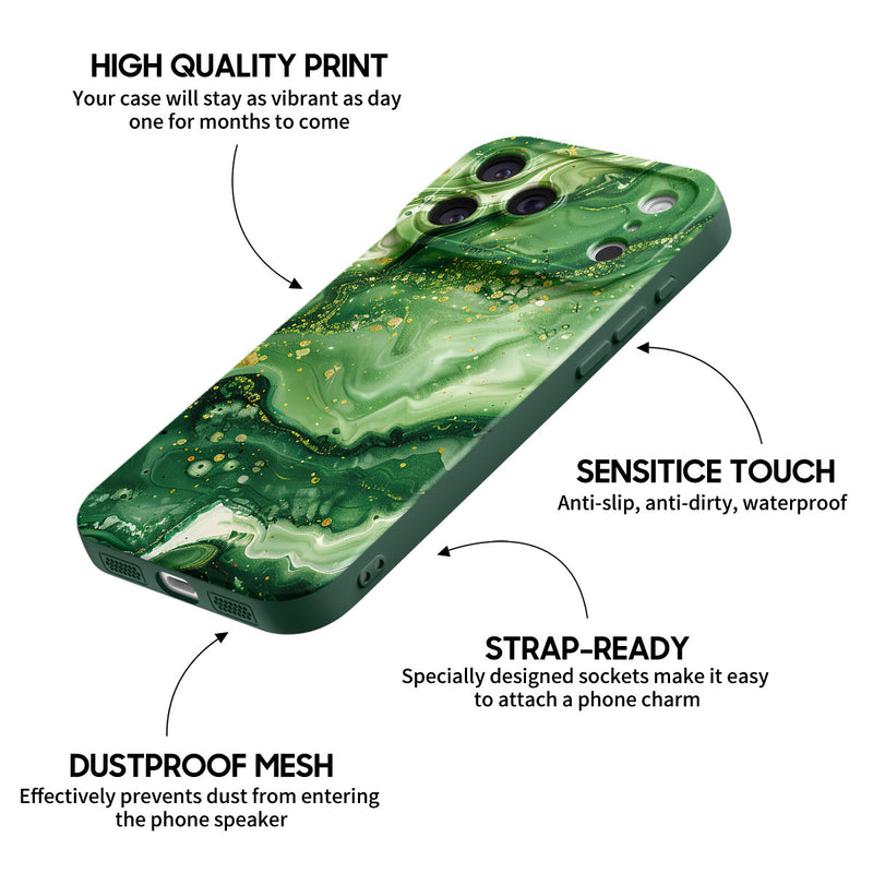 Emerald Green - iPhone Silicone Case