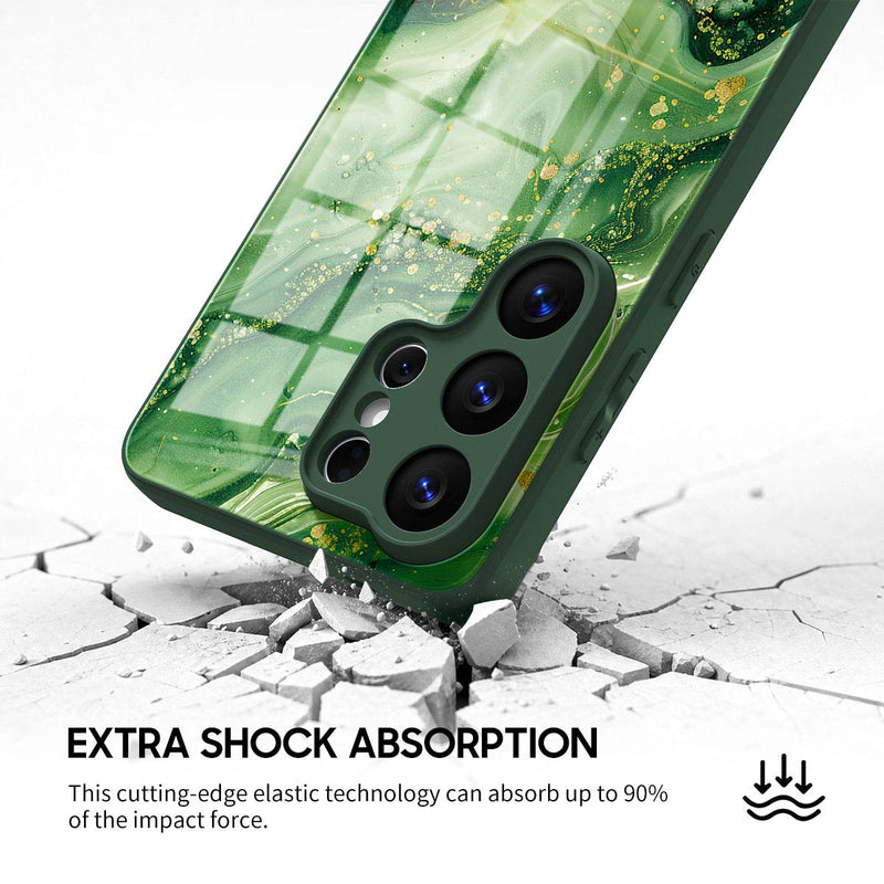 Emerald Green - Samsung Glass Case