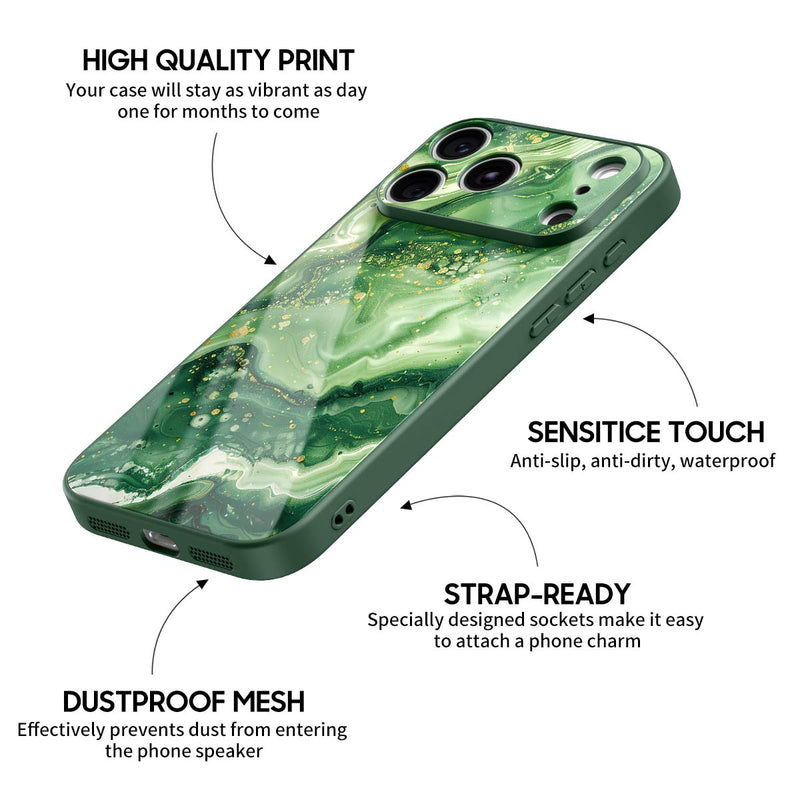 Emerald Green - iPhone GlassCase