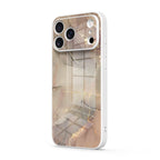 Elegant Brown - iPhone Glass Case