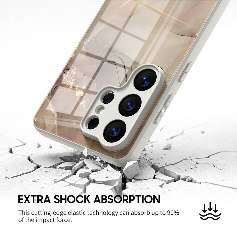 Elegant Brown - Samsung Glass Case