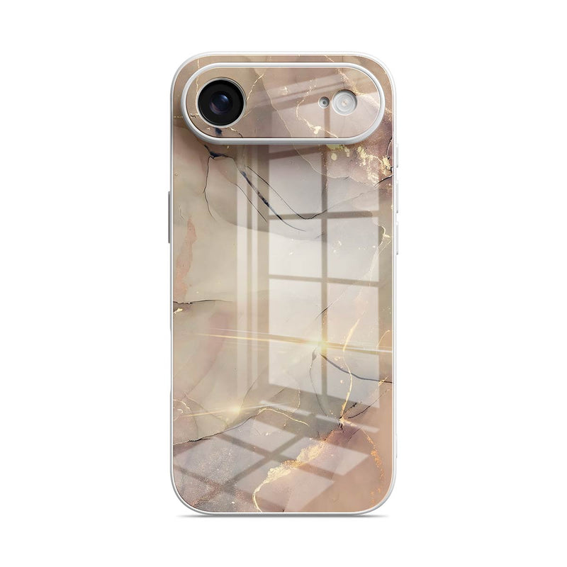 Elegant Brown - iPhone Glass Case