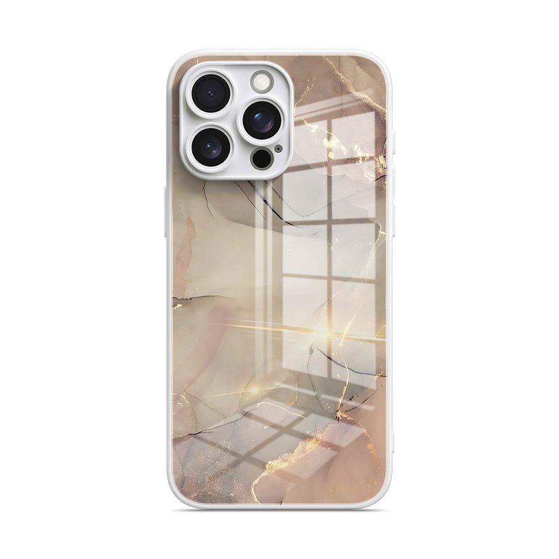 Elegant Brown - iPhone Glass Case