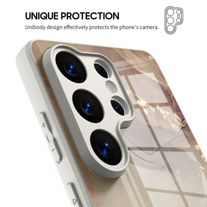 Elegant Brown - Samsung Glass Case