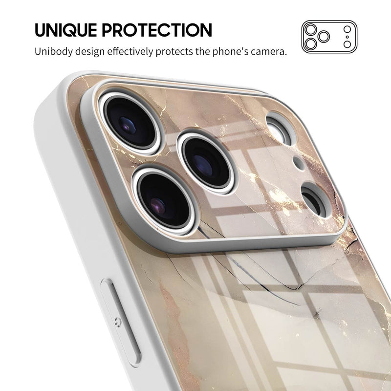 Elegant Brown - iPhone Glass Case