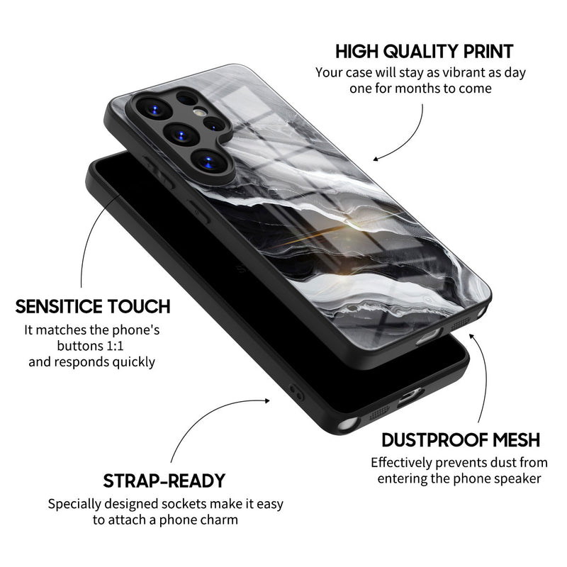 Ink Jade - Samsung Glass Case