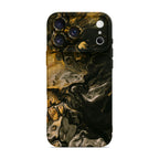 Obsidian Gold - iPhone Silicone Case