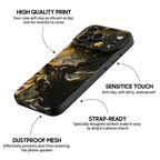Obsidian Gold - iPhone Silicone Case