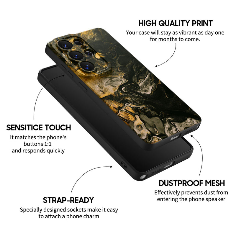 Obsidian Gold - Samsung Silicone Case