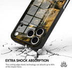 Obsidian Gold - iPhone Glass Case