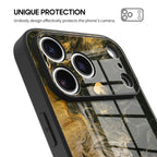 Obsidian Gold - iPhone Glass Case
