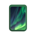 Aurora Green - iPhone Leather Wallet