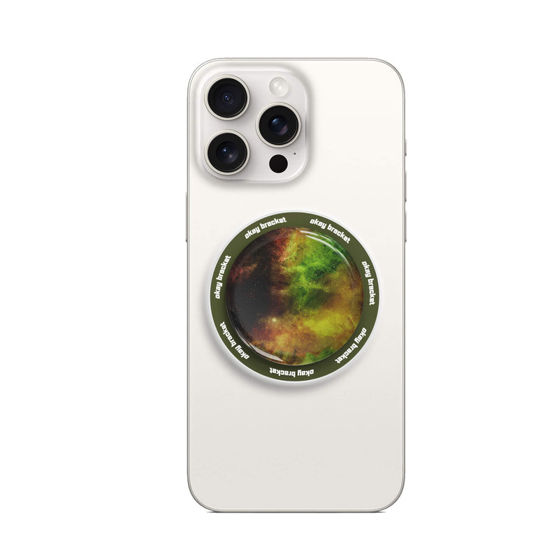 Yellow-Green Nebula  - MagSafe AirBag Grip
