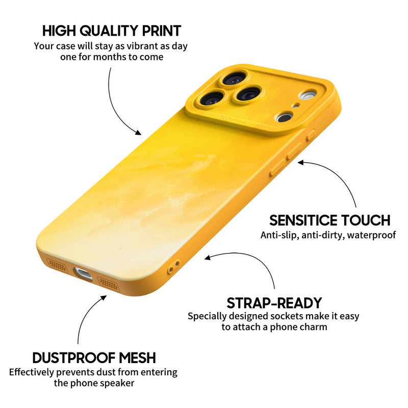 Bright Yellow - iPhone Silicone Case