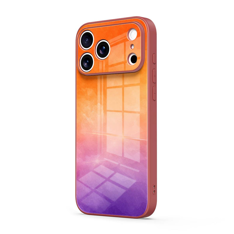 Sunset Color - iPhone Glass Case