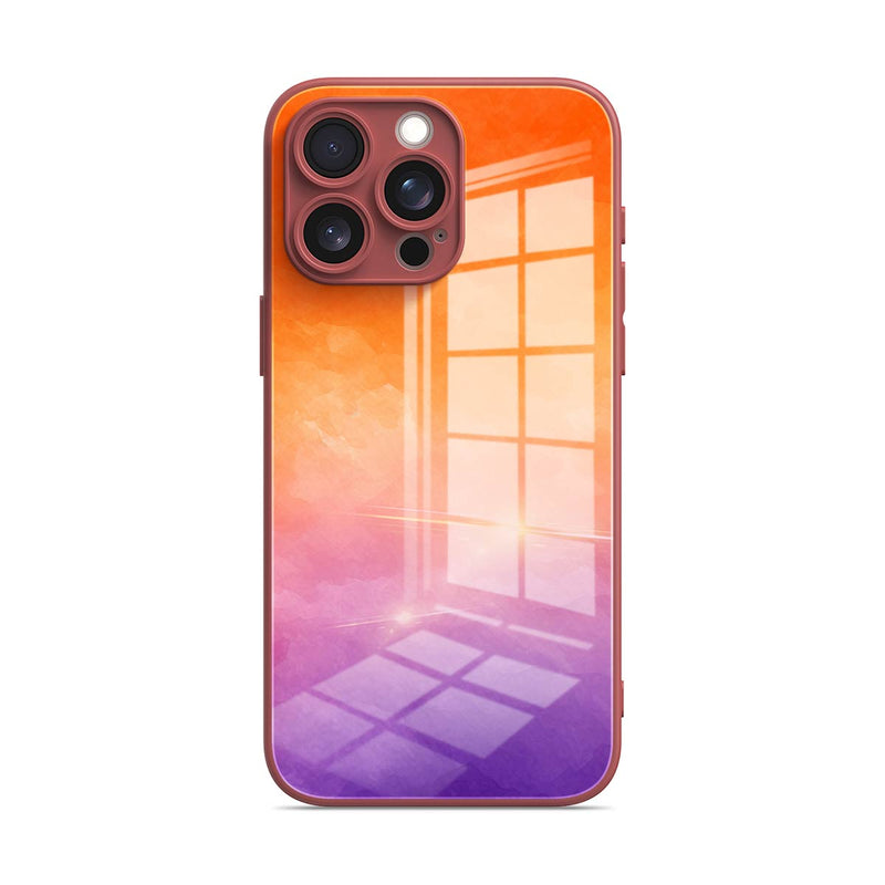 Sunset Color - iPhone Glass Case