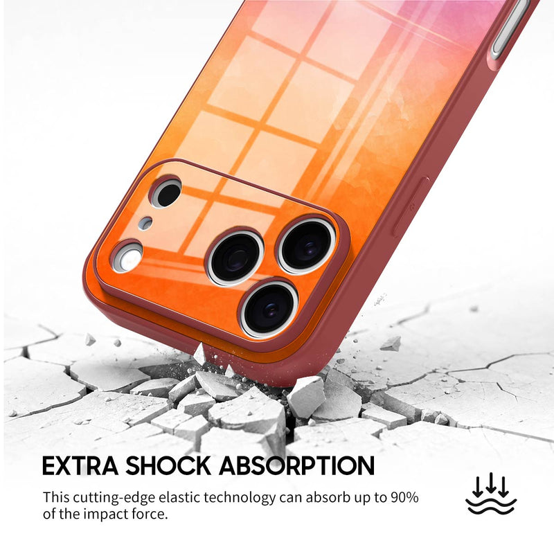Sunset Color - iPhone Glass Case